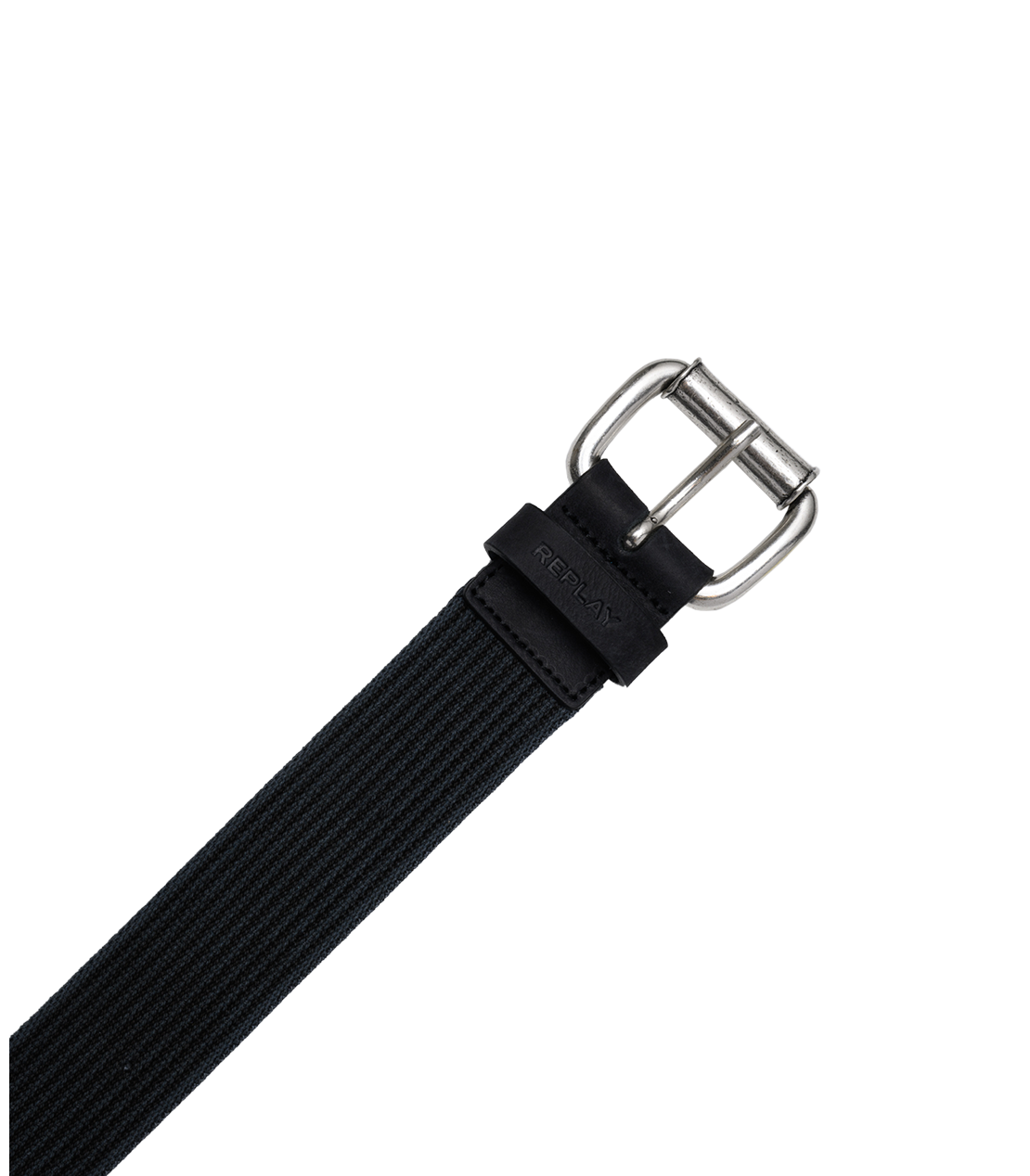 リブコットンウォッシュウェービングベルト 詳細画像 ウオッシュブラック 5